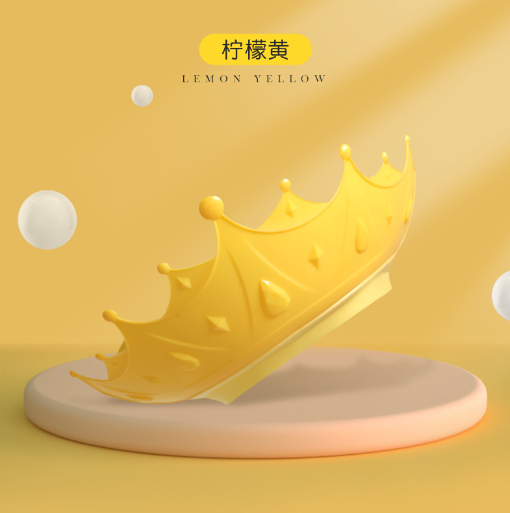 GooShower Silicone Baby Bath Cap for Easy Washing (One)