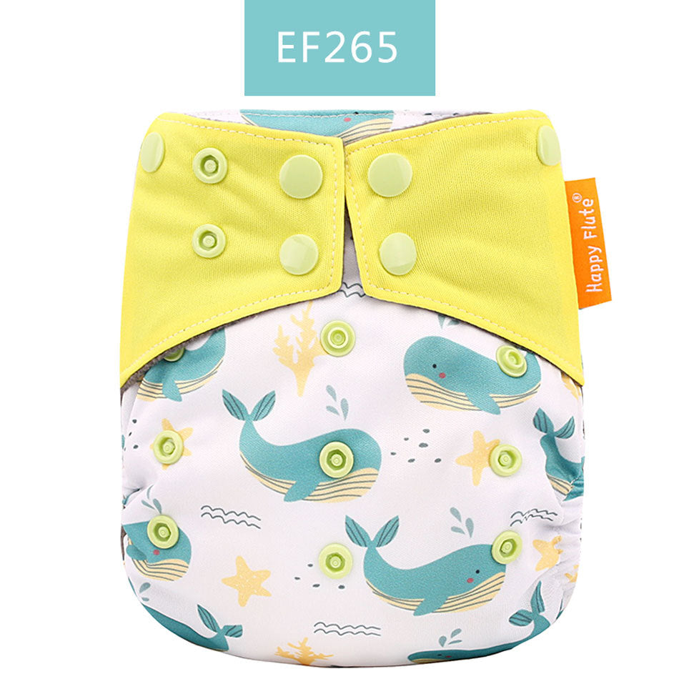 Happyflute Waterproof Bamboo Charcoal Cloth Diaper for Baby
