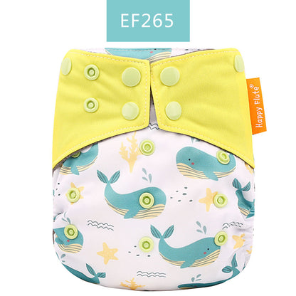 Happyflute Waterproof Bamboo Charcoal Cloth Diaper for Baby