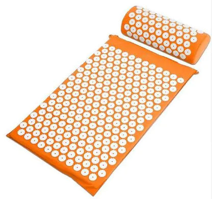 Acupuncture Massage Mat and Pillow Set with Yoga Mat