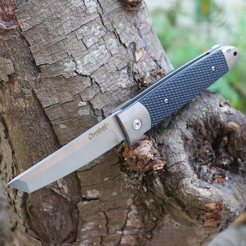 Outdoor Folding Knife with G10 Handle for Camping