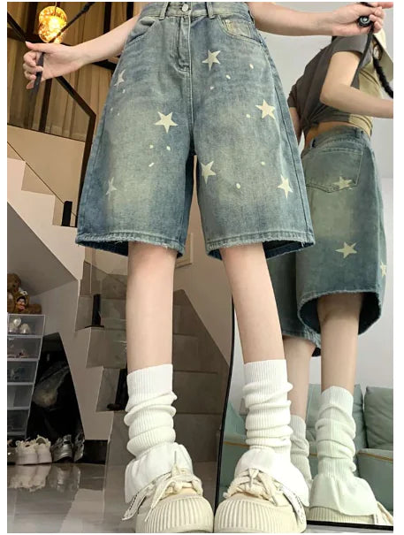 American Vintage Wash Star Denim Five Minute Shorts