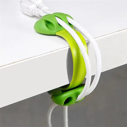 Desk Cable Organizer and Data Line Holder Clamp