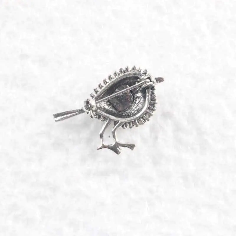 Retro Style Bird Brooch - Versatile Animal Pin