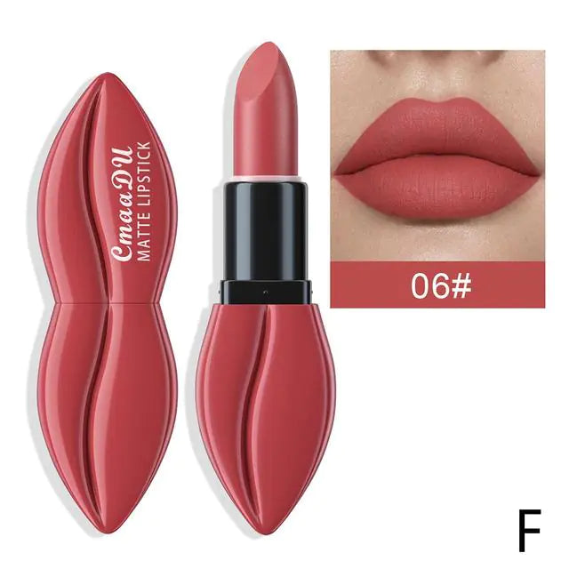 10-Color Long-Lasting Matte Lipstick Set for Makeup