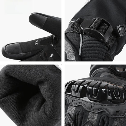 SUOMY Men's Winter Motorcycle Gloves - Waterproof Touchscreen
