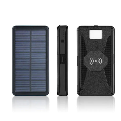 20000mAh Waterproof Magnetic Solar Power Bank