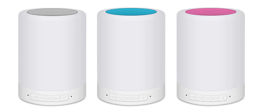 Portable Bluetooth Speaker with Colorful Night Light