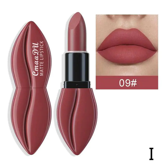 10-Color Long-Lasting Matte Lipstick Set for Makeup