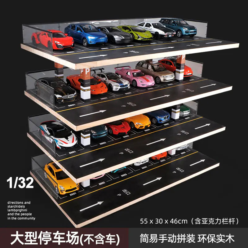 Large Realistic Parking Garage Model Display Rack