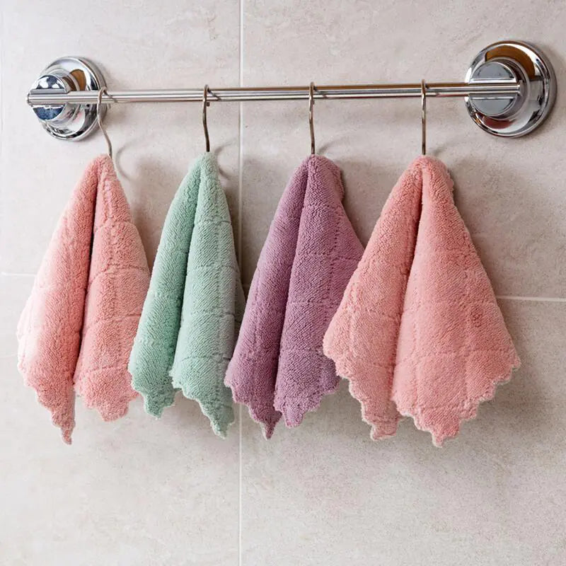 Absorbent Dish Cloths and Kitchen Towels Set