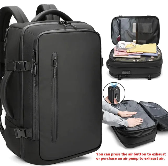 Compressible Vacuum Travel Backpack