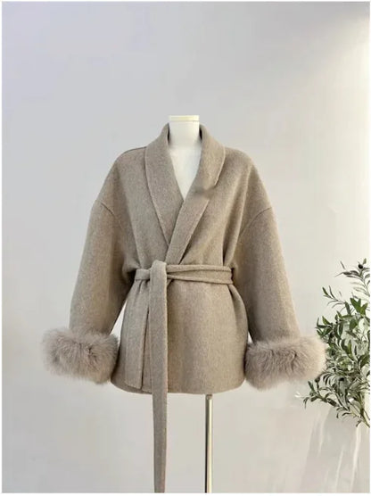 Double-Sided Wool Overcoat