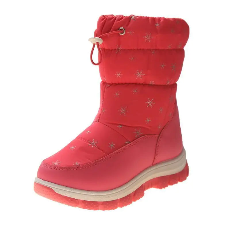 Thickened Cotton Middle Tube Boots for Kids