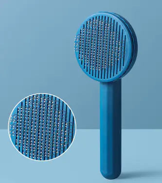 Pet Grooming Brush for Cats and Dogs (Automatic Fur Removal)