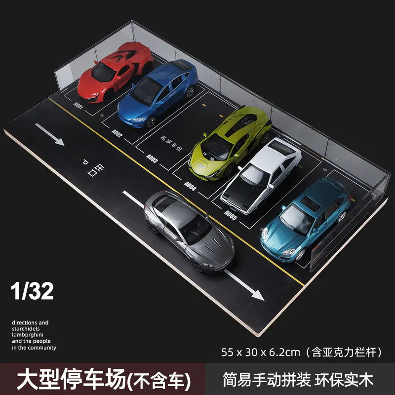 Large Realistic Parking Garage Model Display Rack