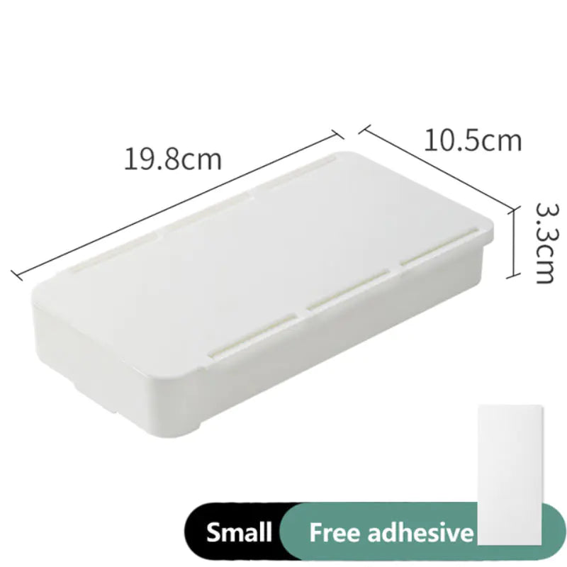 Under-Desk Small Drawer Shelf Organizer for Home Office