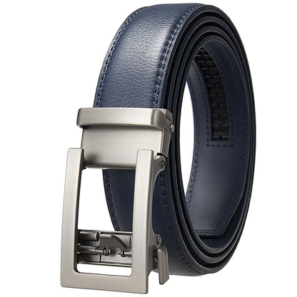 Men's Genuine Leather Automatic Buckle Belt LY33-21601-1
