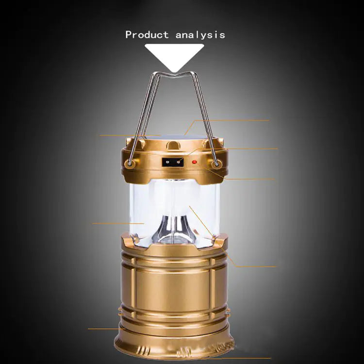 New Solar Multi-Functional Camping Lantern with Charger