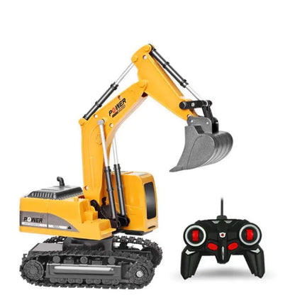Alloy Remote Control Excavator Toy for Kids