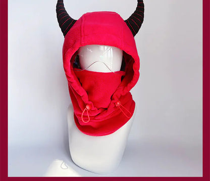 Cute Cartoon Windproof Ski Helmet Hat for Warmth