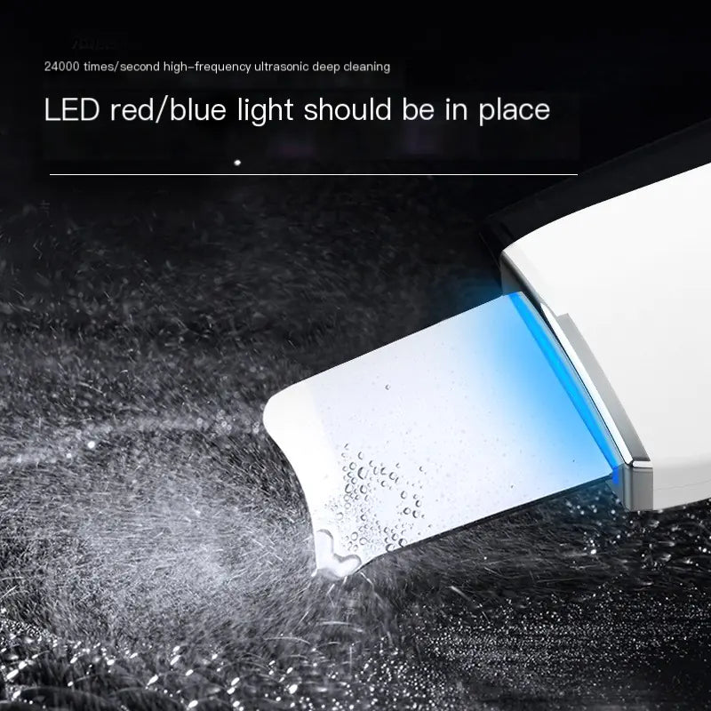 Electric Ultrasonic Skin Scrubber for Deep Cleansing