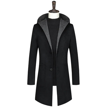 Hooded Wool Coat