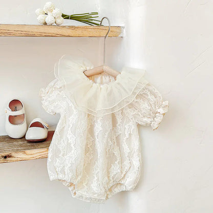 Two-layer Wrap Shirt Baby Dress with Fashionable Style