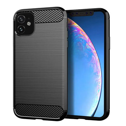 Carbon Fiber TPU Soft Case for iPhone 11
