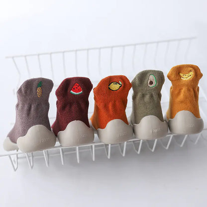 Autumn Baby Toddler Embroidery Non-slip Indoor Shoes