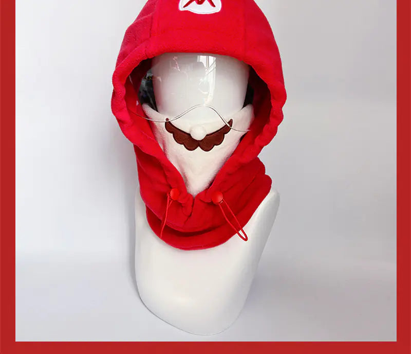 Cute Cartoon Windproof Ski Helmet Hat for Warmth