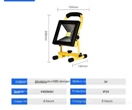 Rechargeable 10W Portable Camping Light