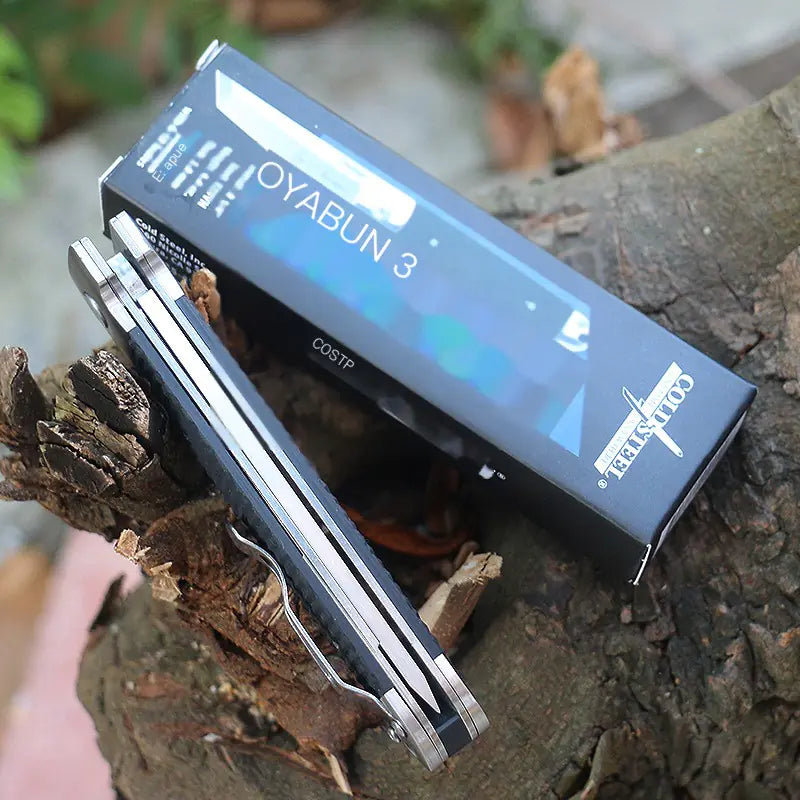 Outdoor Folding Knife with G10 Handle for Camping