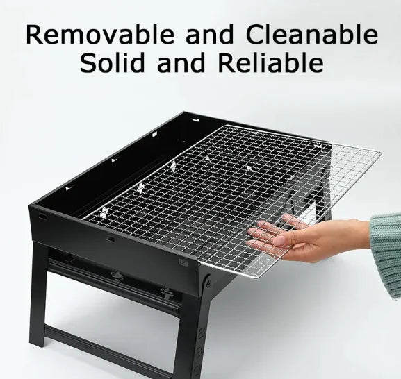 Outdoor Charcoal Grill Stove Rack Set