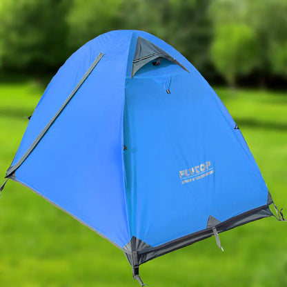 FlyTop Outdoor Camping Tent - Double Layer, Aluminum Poles