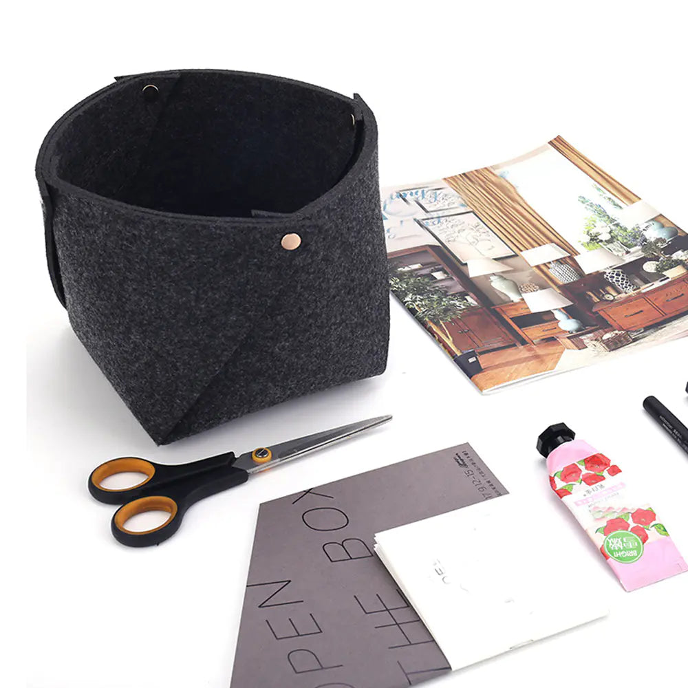 Felt Storage Basket for Desk and Nightstand