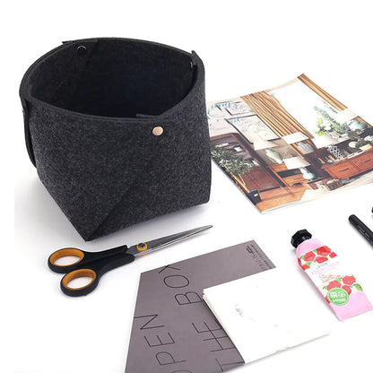 Felt Storage Basket for Desk and Nightstand