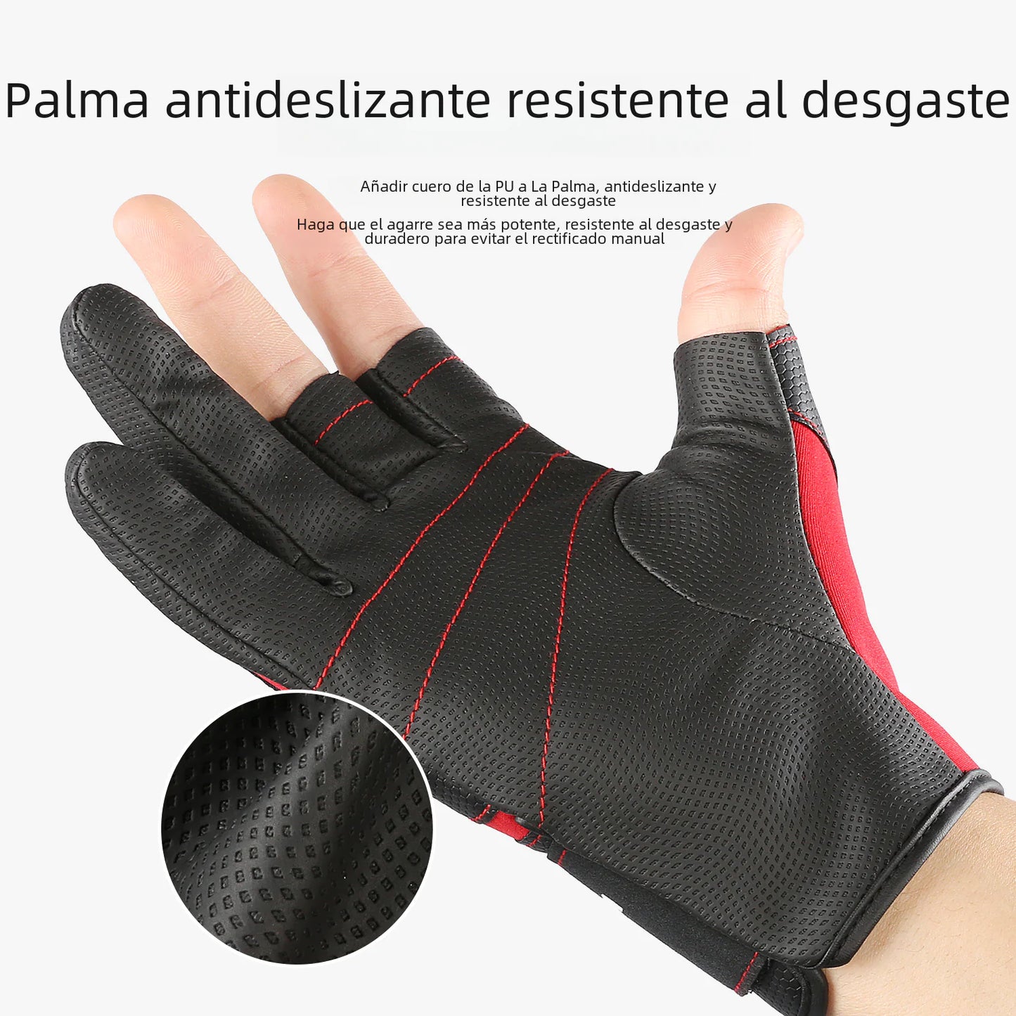 Winter Outdoor Three-Finger Fishing Gloves for Men and Women