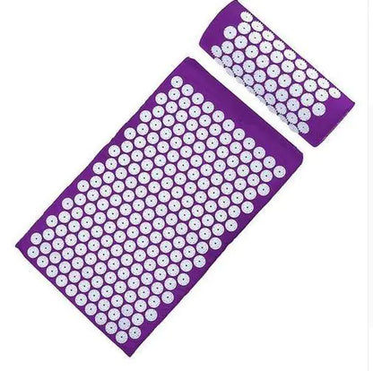 Acupuncture Massage Mat and Pillow Set with Yoga Mat