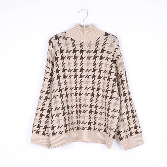 Vintage Colorblock Wool Sweater