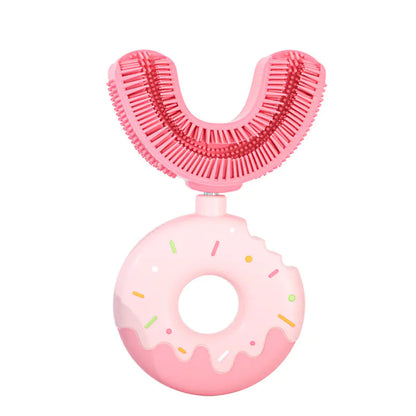 U-shaped Silicone Baby Donut Toothbrush for Kids