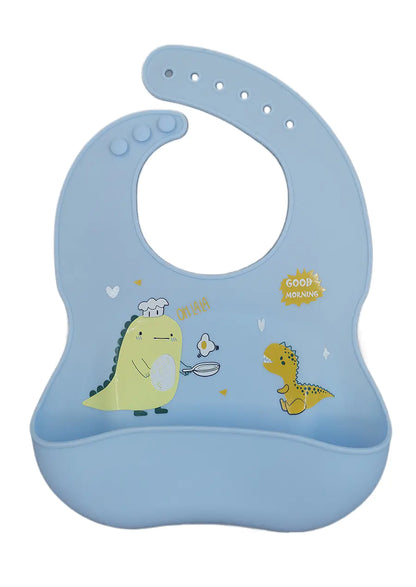 Silicone Bib for Babies - Waterproof and Easy Clean