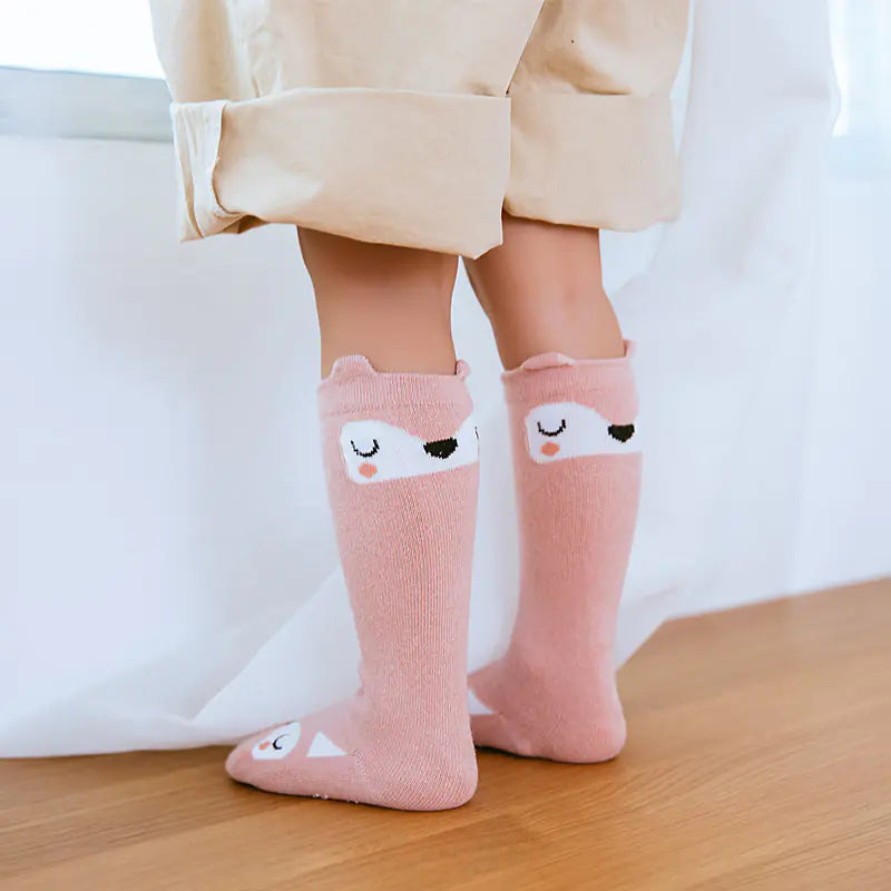 Anti-Slip Cartoon Baby Socks for 0-3 Years (Wholesale)