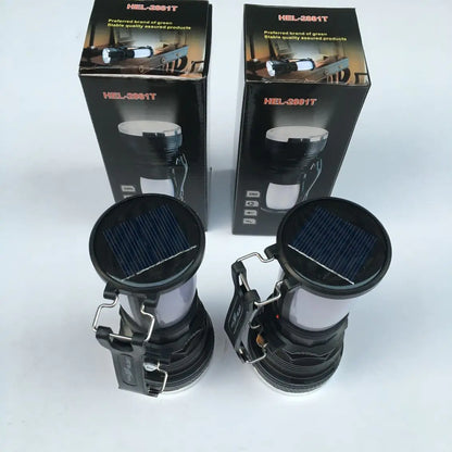 Portable Solar LED Lantern and Camping Light