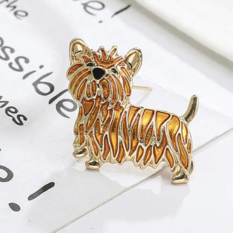 High-End Fashion Lion Brooch - Animal Apparel Accessory