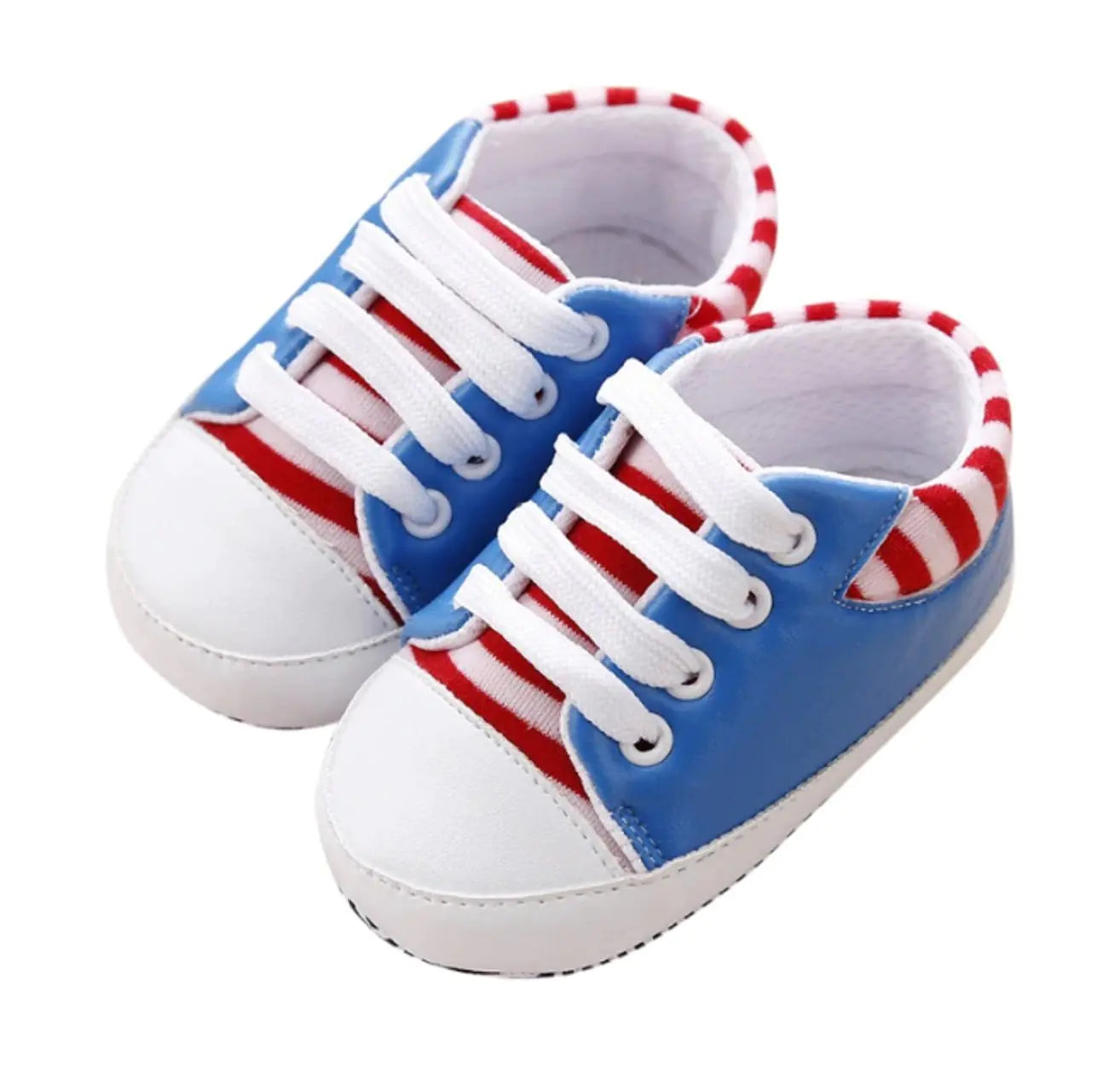Autumn Unisex Cotton Cartoon Toddler Lace-up Shoes