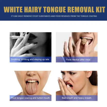 Tongue Coating Cleaning Kit for Fresh Breath Care