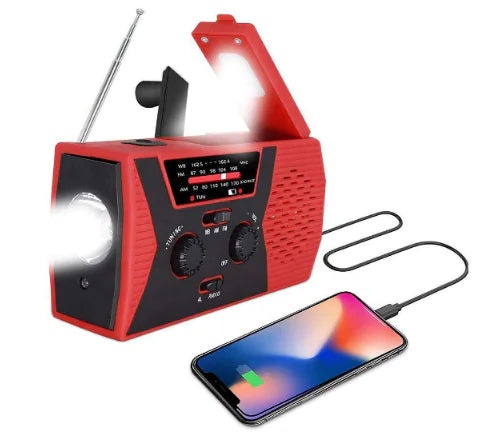 Emergency Rechargeable Multi-Functional Radio