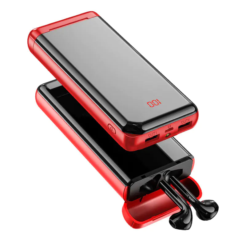Bluetooth Headphones Power Bank with Display (Stereo)
