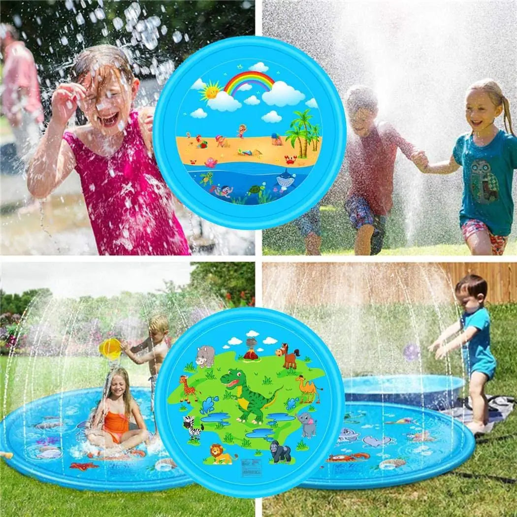 Outdoor Dolphin Dinosaur Shark Sprinkler Play Mat